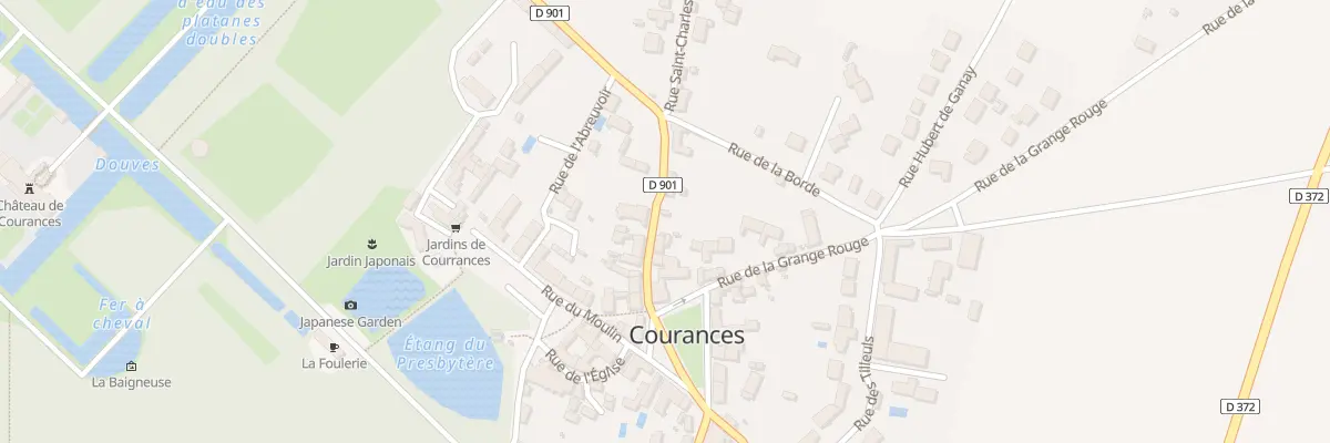 Plan du 4 Rue St Charles à Courances