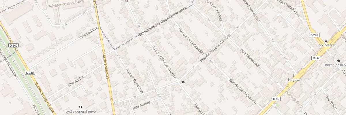 Plan du 54 Rue General Chanzy à Nogent-sur-Marne