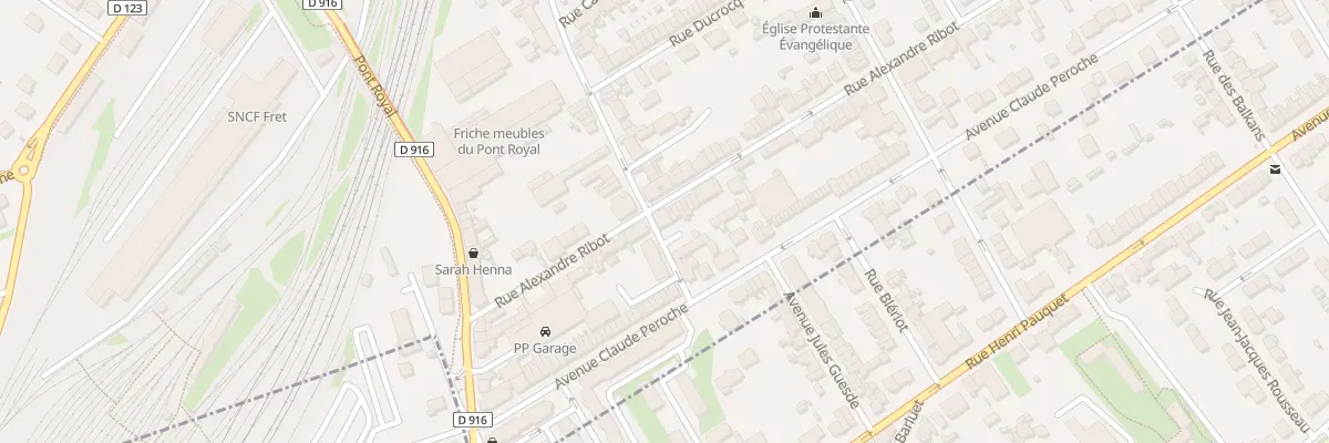 Plan du 20 Rue Alexandre Ribot à Nogent-sur-Oise