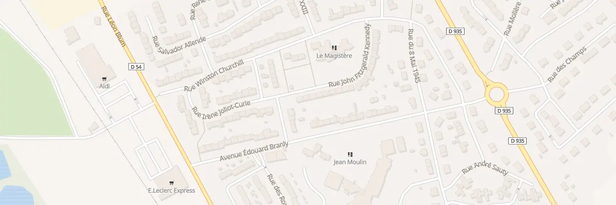 Plan du 4 Rue John Fitzgerald Kennedy à Moreuil