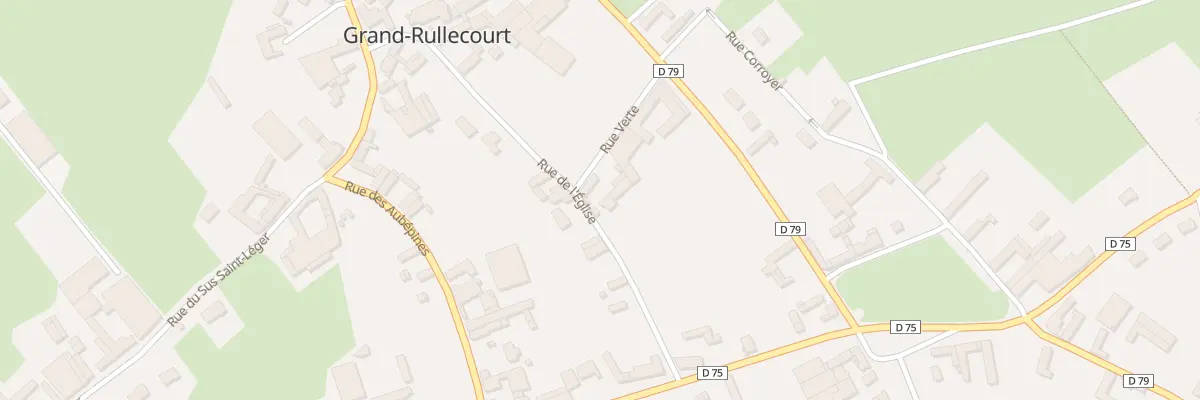 Plan du 2 Rue de l’Eglise à Grand-Rullecourt
