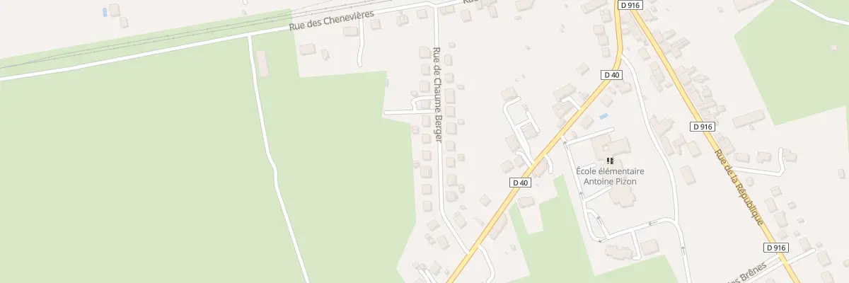 Plan du 12 Rue de la Chaume Berger à Huriel