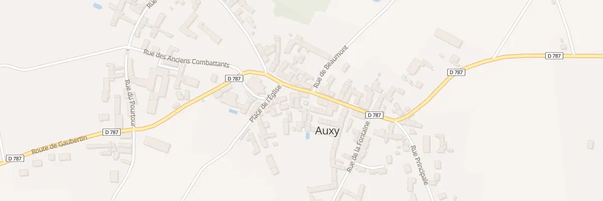 Plan du 29 Rue Principale à Auxy