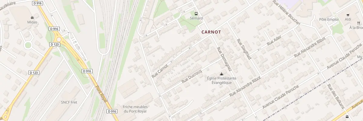 Plan du 72 Rue Carnot à Nogent-sur-Oise