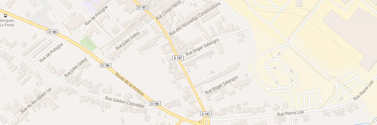 Plan du 229 Rue Roger Salengro à Isbergues
