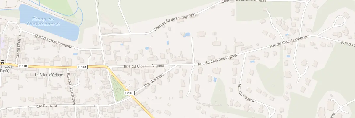 Plan du 15 Rue du Clos des Vignes à Coye-la-Forêt