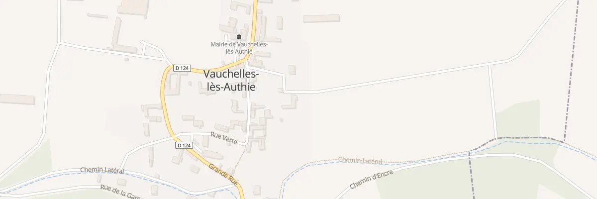 Plan du 2 Rle Ruelle Borgnesse à Vauchelles-lès-Authie