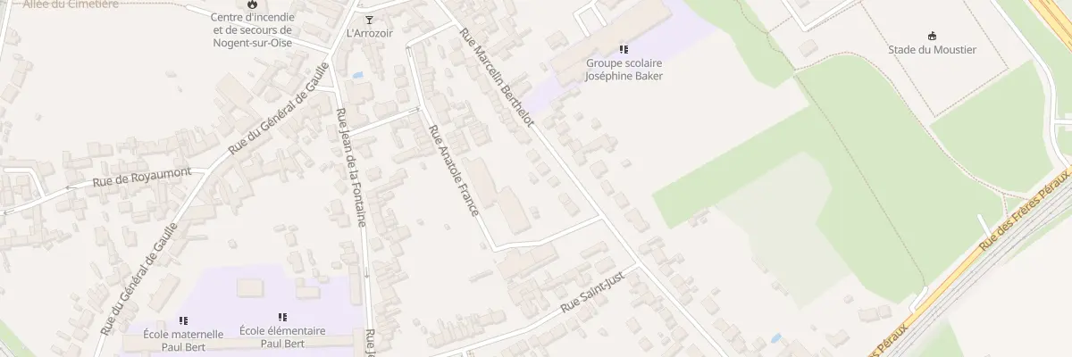 Plan du 22 Rue Marcelin Berthelot à Nogent-sur-Oise