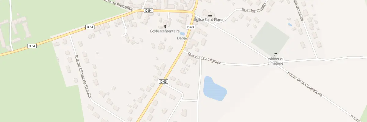 Plan du 9 Rue des Affilards à Saint-Florent-le-Jeune