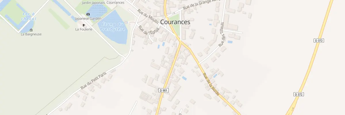 Plan du 6 Gr Grande Rue à Courances