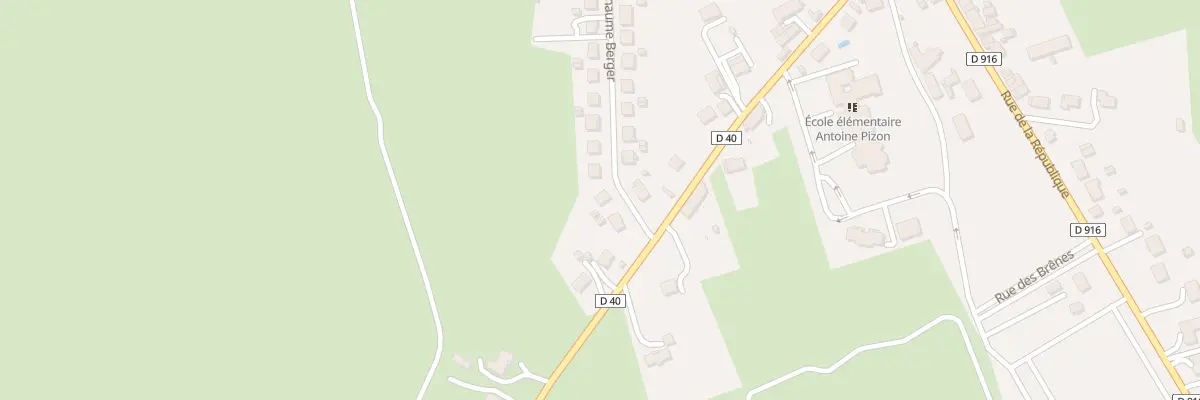 Plan du 22 Rue de la Chaume Berger à Huriel