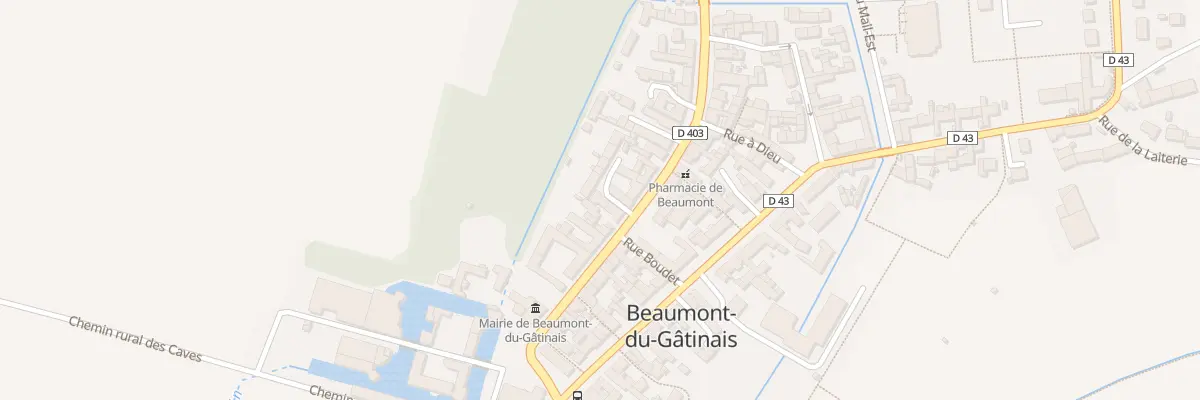 Plan du 17 Rue Montgaudier à Beaumont-du-Gâtinais