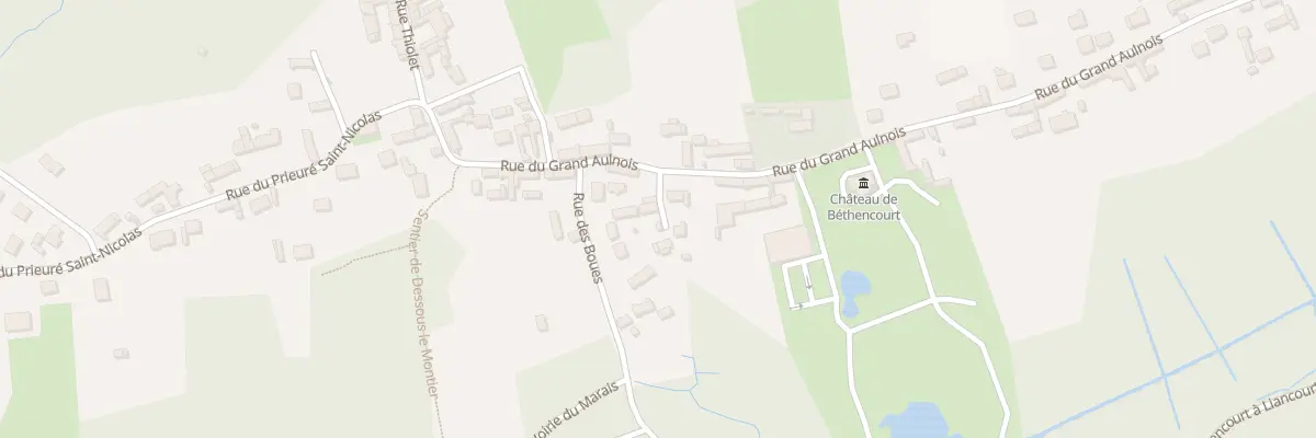 Plan du 10B Rue du Grand Aulnois à Bailleval