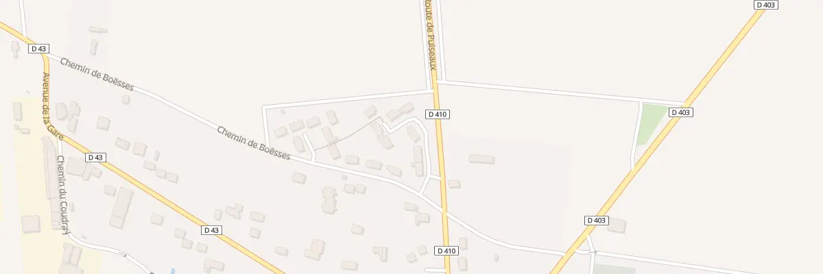 Plan du 13 Lotissement du Moulin à Beaumont-du-Gâtinais