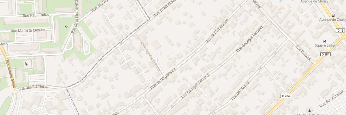 Plan du 38B Rue de l’Esperance à Bonneuil-sur-Marne