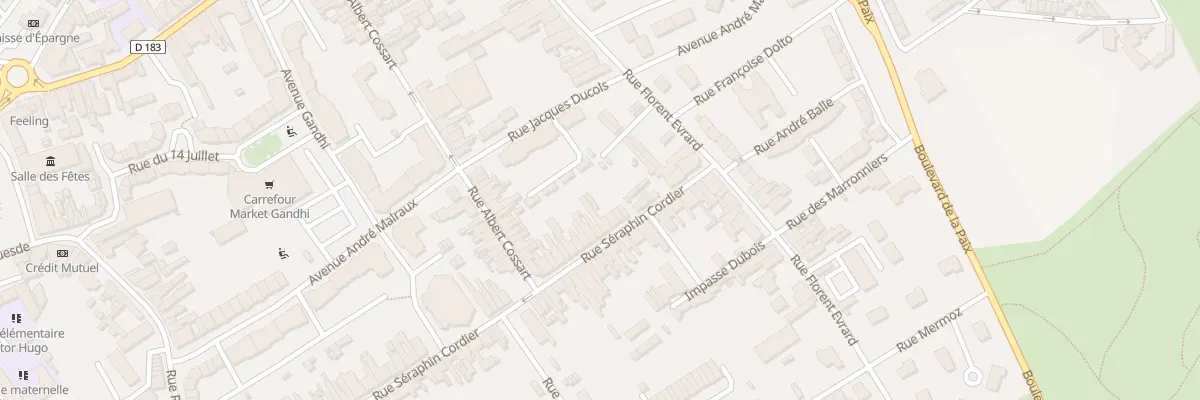 Plan du 71B Rue Séraphin Cordier à Auchel