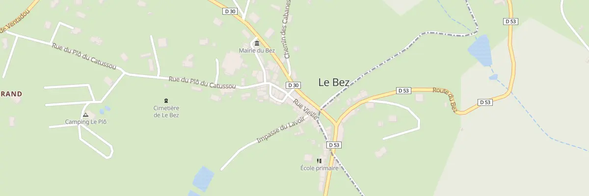 Plan du 7 Rue Vieille au Bez