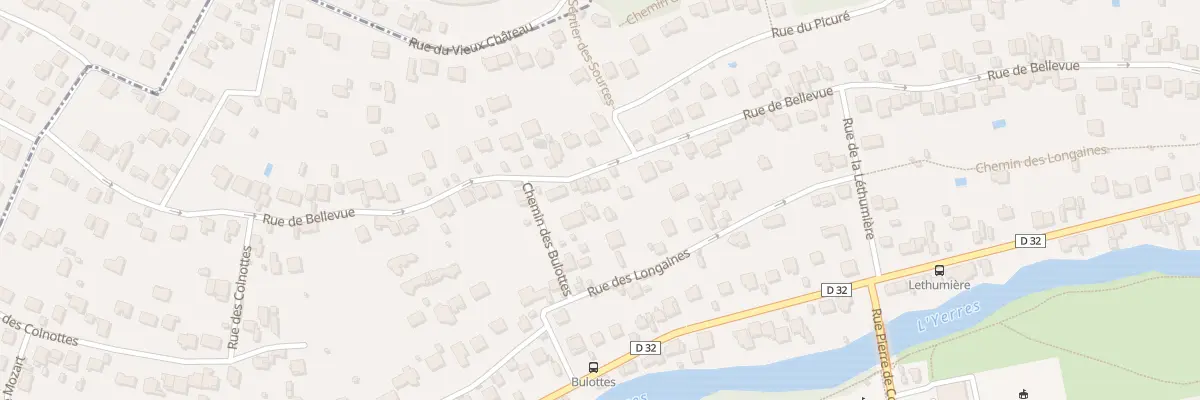 Plan du 77 Rue de Bellevue à Yerres