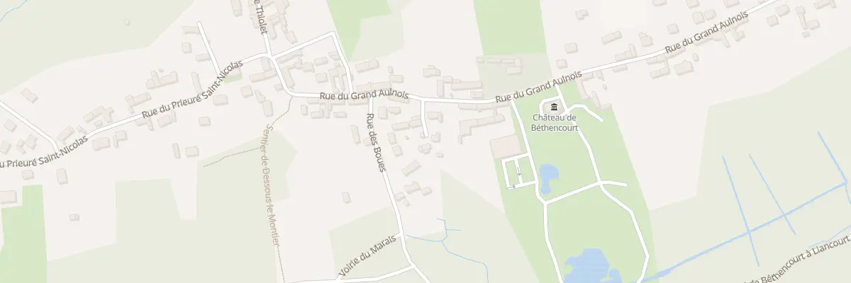 Plan du 12 Rue du Grand Aulnois à Bailleval