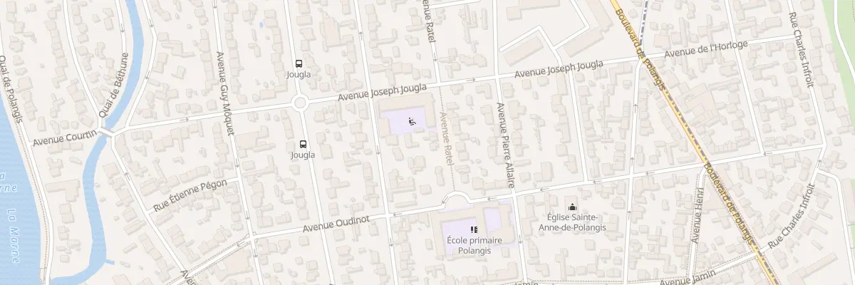 Plan du 7 Av Ratel à Joinville-le-Pont