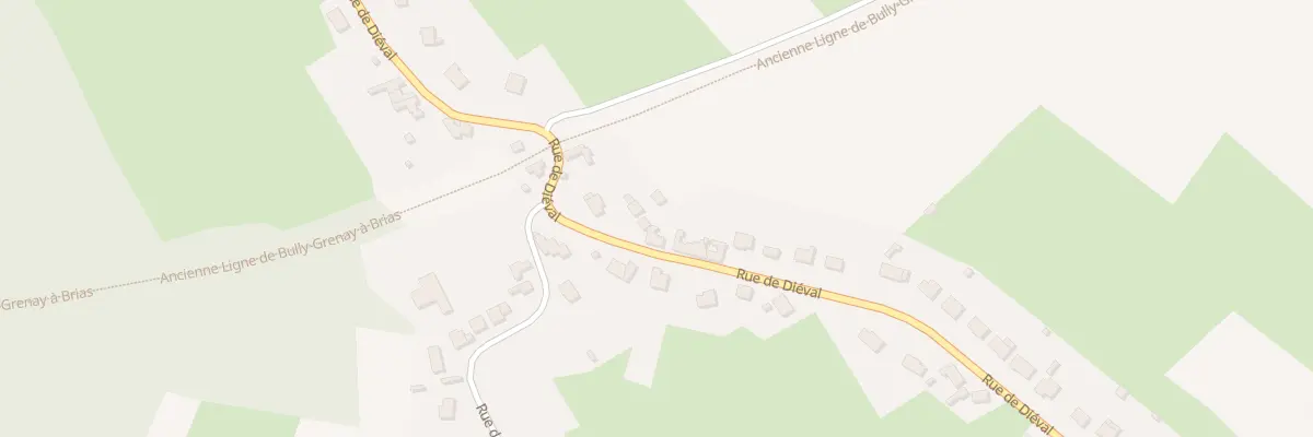 Plan du 50 Rue de Diéval à Bajus