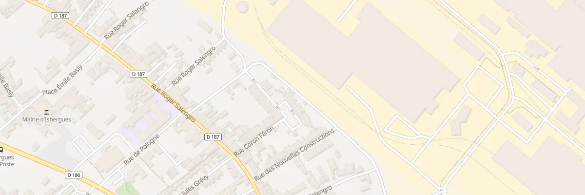 Plan du 27 Rue Coron Feron à Isbergues