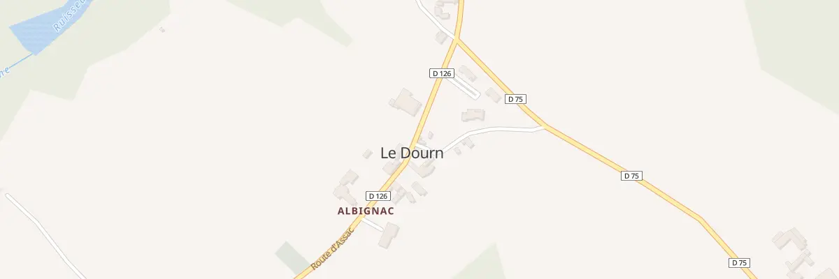 Plan du 5122 Albignac au Dourn
