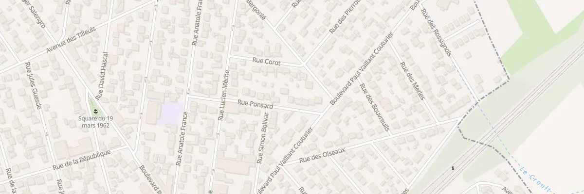 Plan du 10 Rue Ponsard à Goussainville