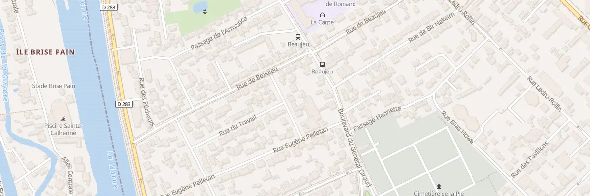 Plan du 7 Rue de la Fraternité à Saint-Maur-des-Fossés