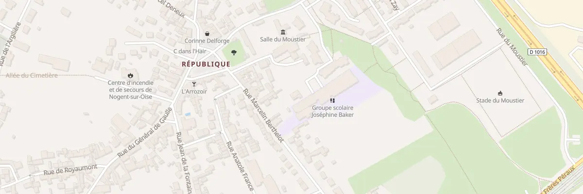 Plan du 5 Rue Marcelin Berthelot à Nogent-sur-Oise