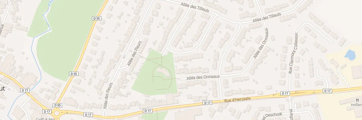 Plan du 28 All des Acacias à Wormhout