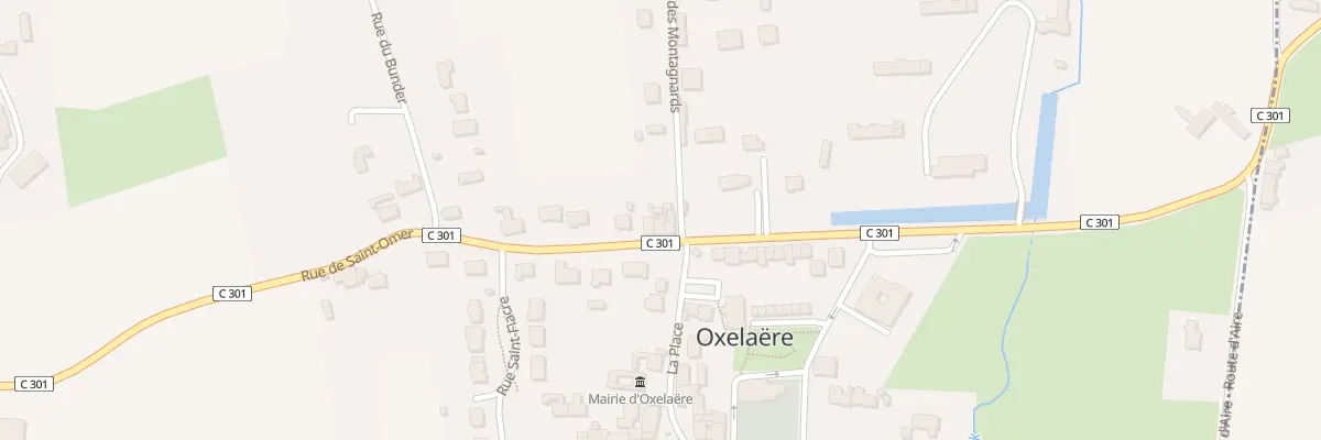 Plan du 13 Rue de Saint - Omer à Oxelaëre