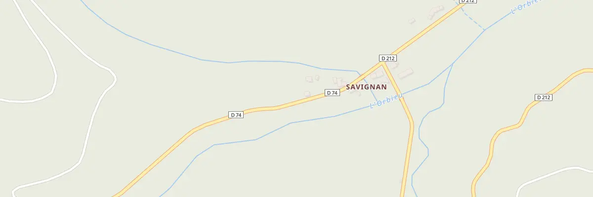 Plan du 5032 Savignan à Auriac