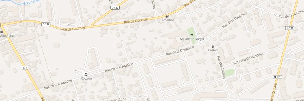 Plan du 56 Rue de la Dauphine à Corbeil-Essonnes
