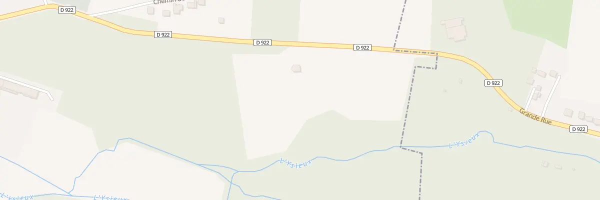 Plan du 21 Rte Nationale 322 à Bellefontaine