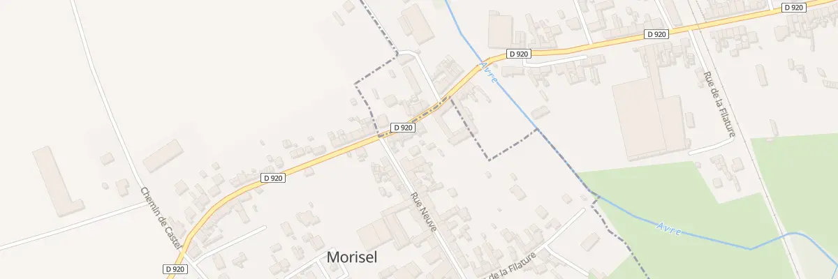 Plan du 91 Rue Thiers à Morisel