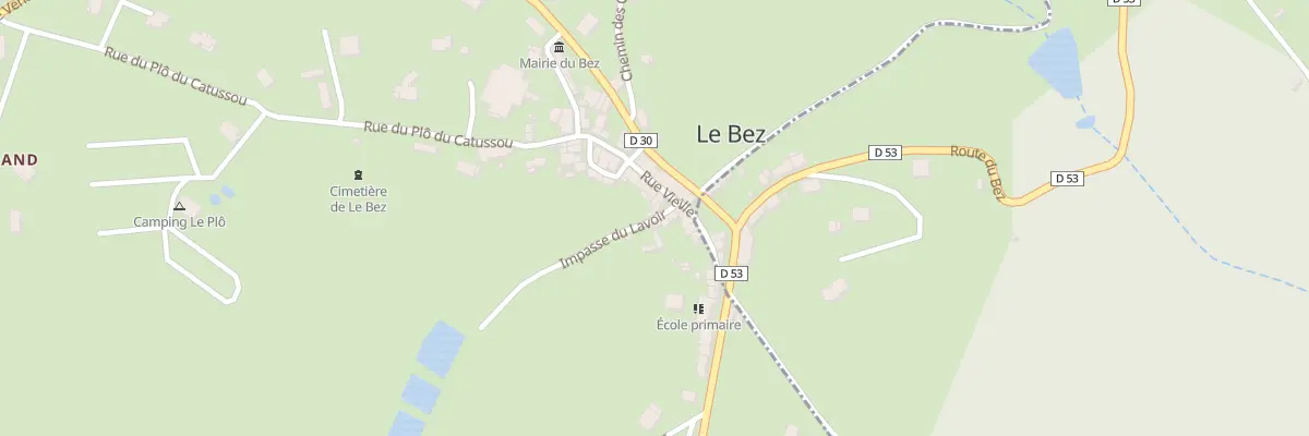 Plan du 4 Imp du Lavoir au Bez