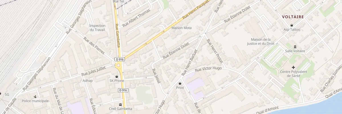 Plan du 99 Rue Etienne Dolet à Creil