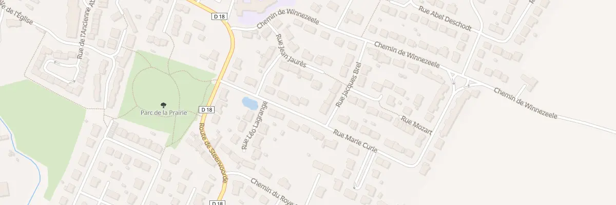 Plan du 9 Rue Marie Curie à Wormhout