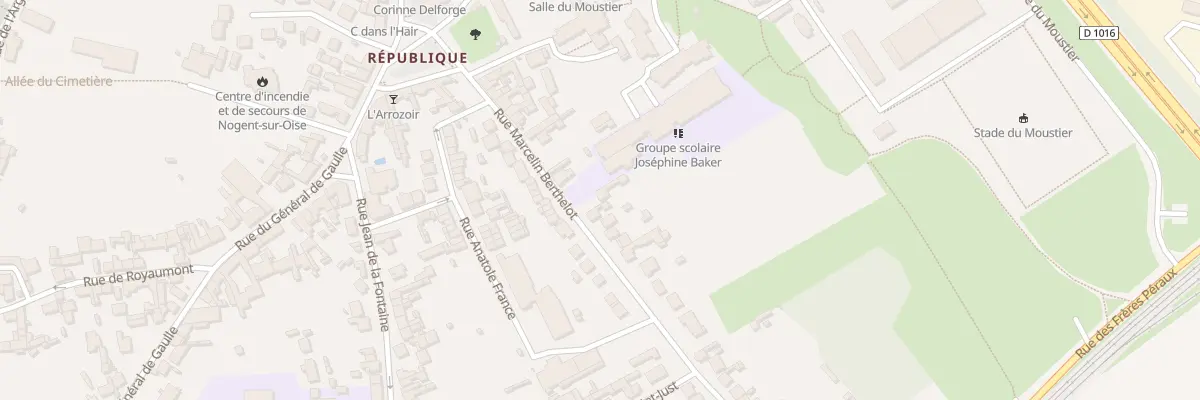 Plan du 9 Rue Marcelin Berthelot à Nogent-sur-Oise