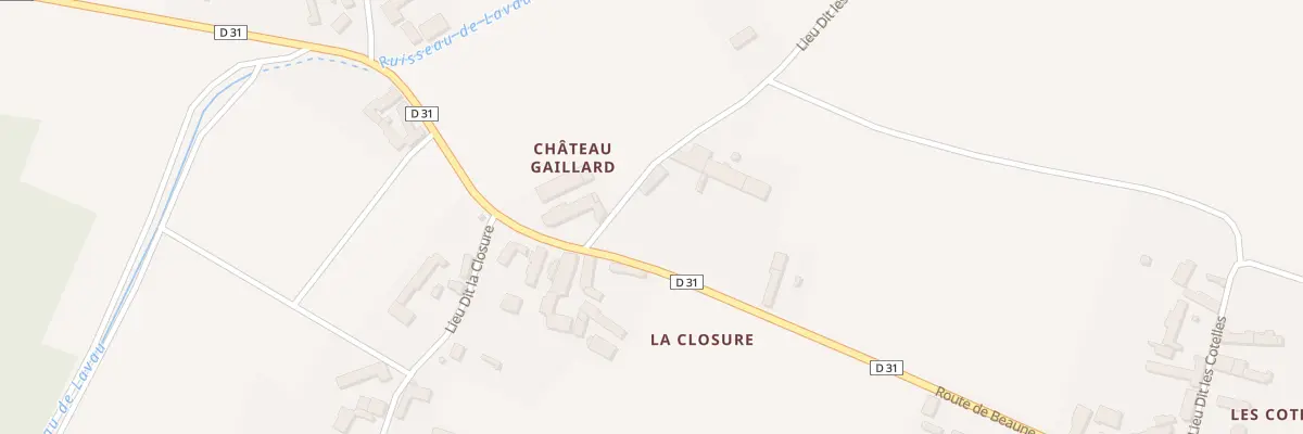 Plan du 2 Chateau Gaillard à Juranville