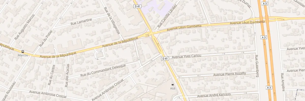 Plan du 47 Rue Pierre Sémard au Blanc-Mesnil
