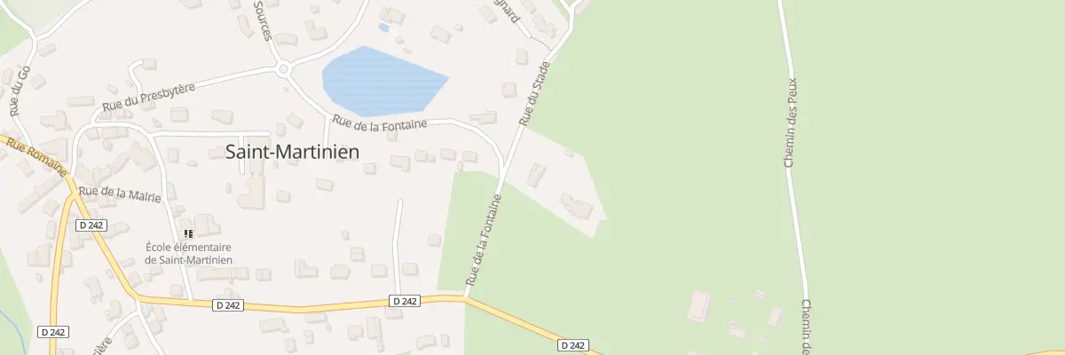 Plan du 4 Rue du Stade à Saint-Martinien