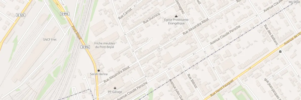 Plan du 27 Rue Alexandre Ribot à Nogent-sur-Oise