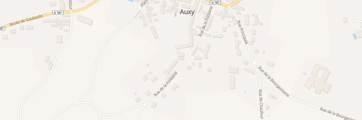 Plan du 16 Rue de la Fontaine à Auxy