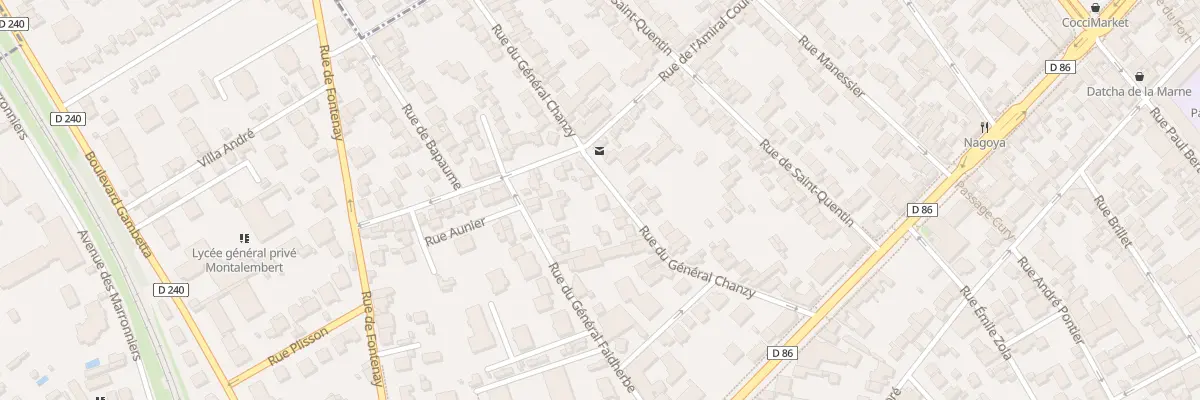 Plan du 29 Rue General Chanzy à Nogent-sur-Marne