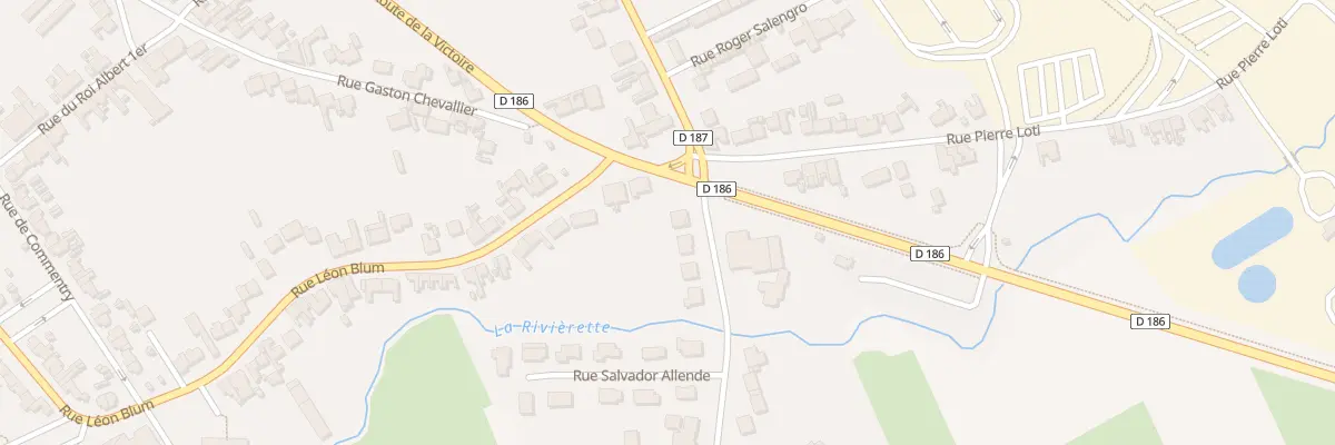 Plan du 228 Rue Roger Salengro à Isbergues