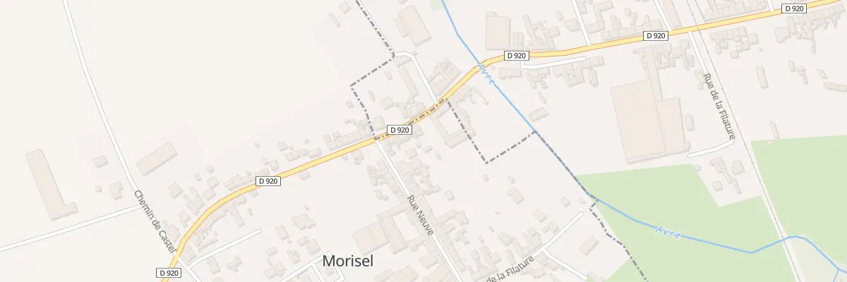 Plan du 89 Rue Thiers à Morisel