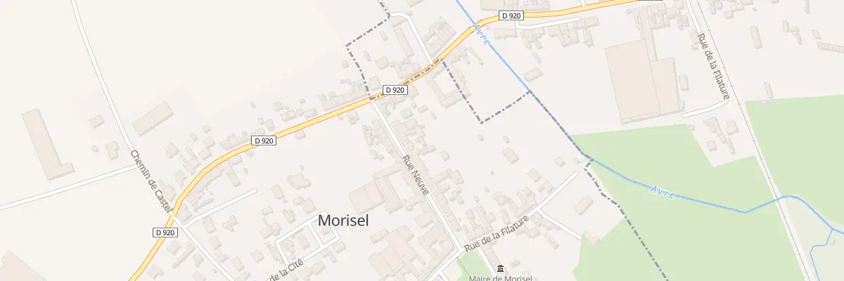 Plan du 20 Rue Neuve à Morisel