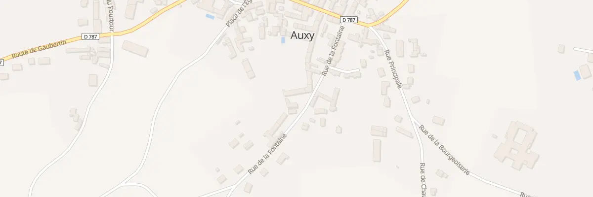 Plan du 12 Rue de la Fontaine à Auxy